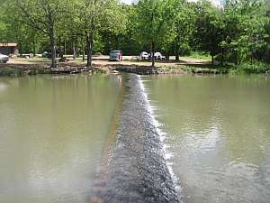 Robbers Cave - Low Water Dam.
